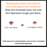 Heading to New York City for the New York Knicks game this weekend?