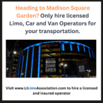 Heading to MSG for the Upcoming NY Rangers Homestand? Only Hire Licensed Limo, Car and Van Operators